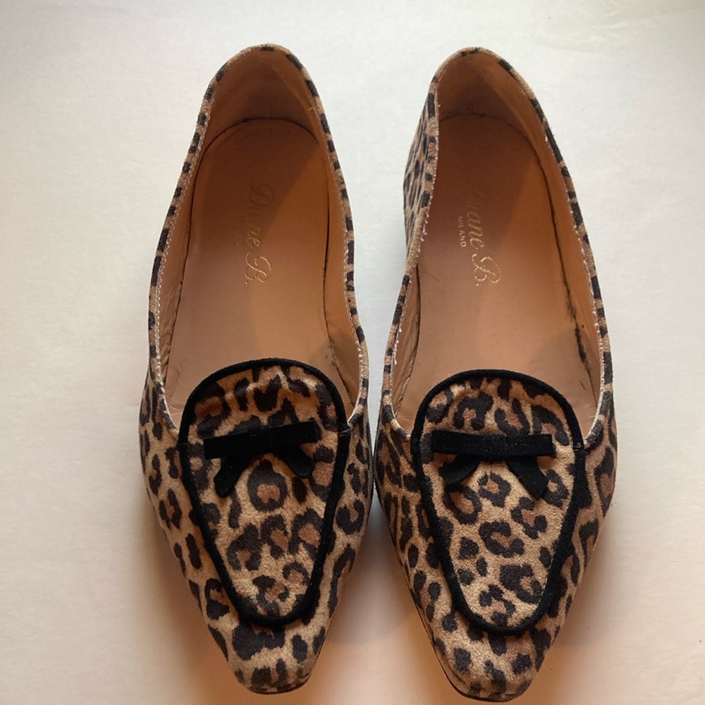 Diane B. Milano Leopard Print Flats